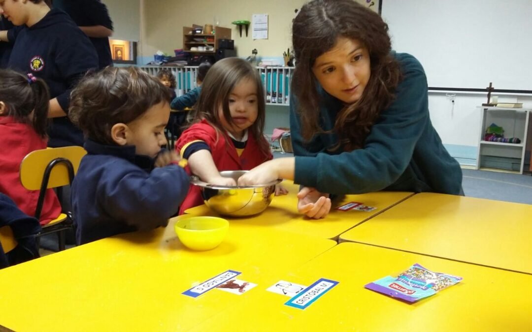 IV°s Medios cocinaron junto a niños y niñas de Ier ciclo
