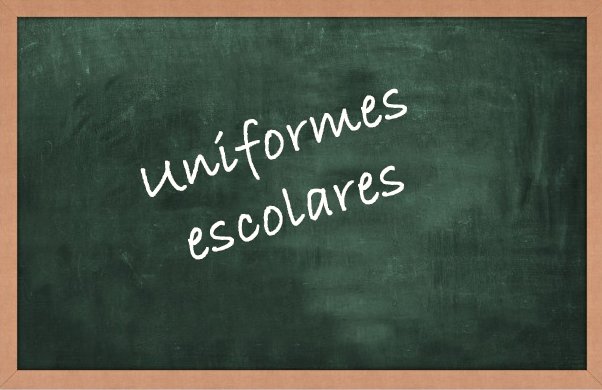 Por venta de uniformes escolares